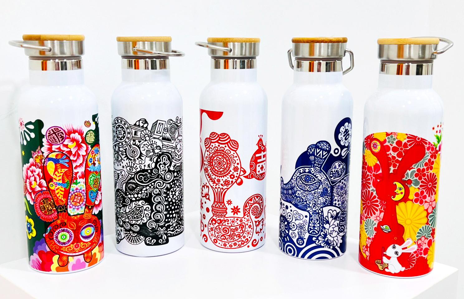 開幕紀念｜洪易藝品圖紋保溫瓶＆茶包禮盒