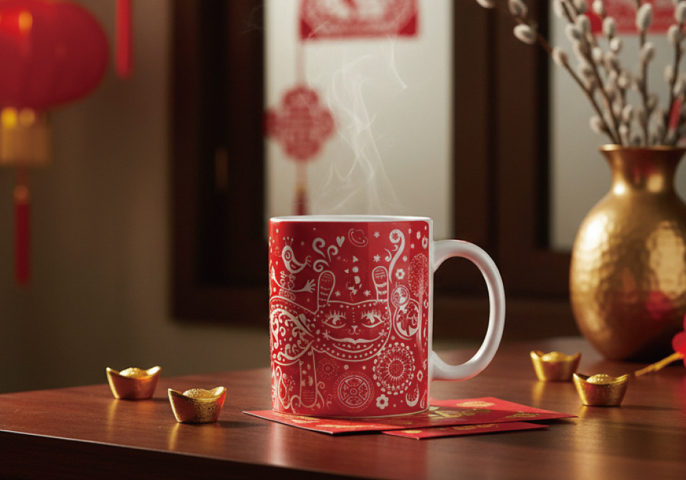 洪易 花漾動物-福貓 馬克杯