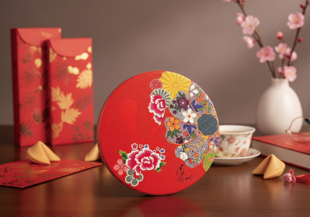 洪易 花漾動物-客家花 陶瓷吸水杯墊