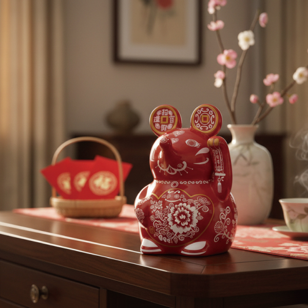 洪易 招財鼠撲滿